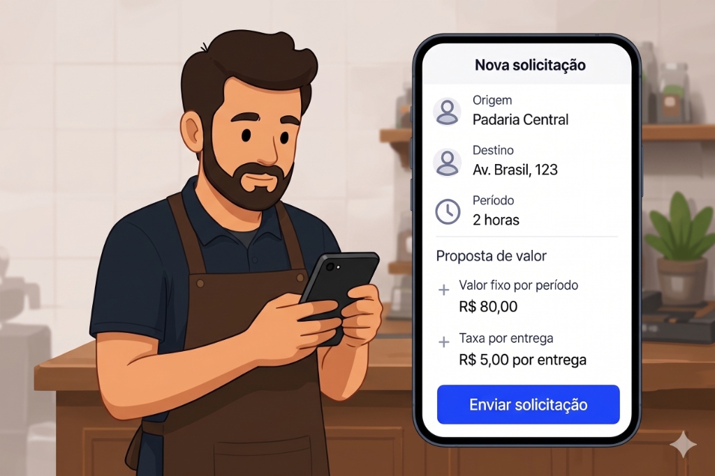 Solicitação criada